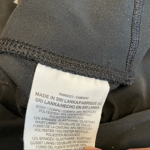 Black Nike Dri Fit Flared Wide Leg Leggings - Picture 4 of 4